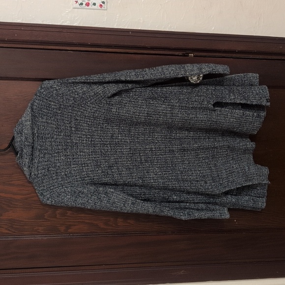 Barefoot Dreams Cozy Chic Lite Dark Gray Long Sleeve Open Cardigan Size Small - Picture 5 of 5